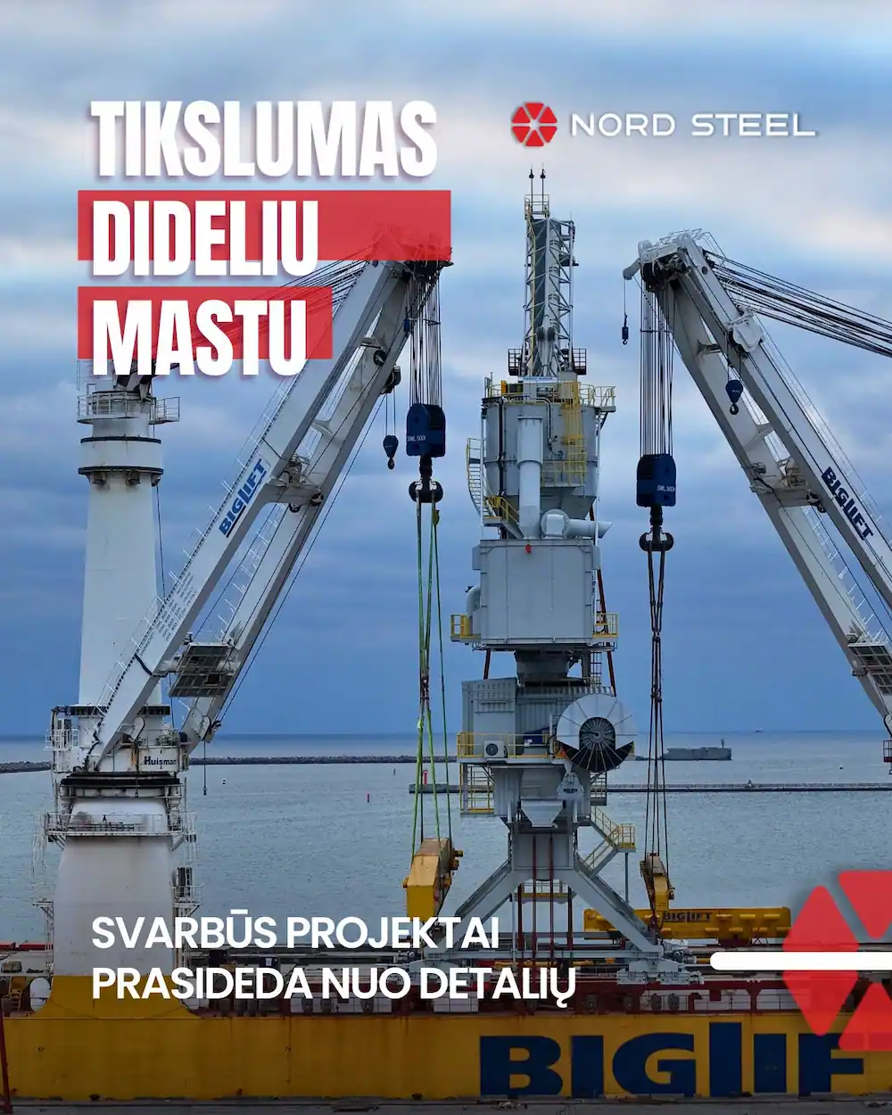 Nordsteel Krano projektas Liepojoje 1