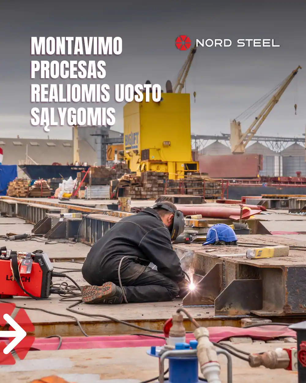 Nordsteel Krano projektas Liepojoje 4-