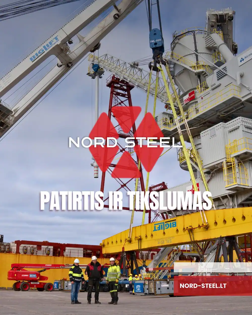 Nordsteel Krano projektas Liepojoje 5